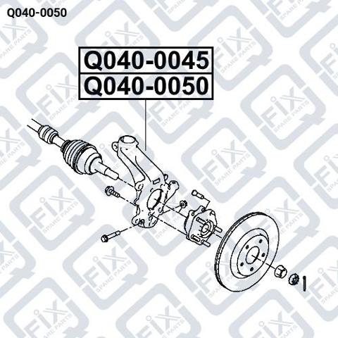 Купити TAN4006 Topsauto Цапфа поворотного кулака