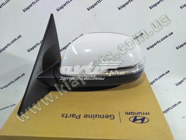 87610B2920 Hyundai/Kia Дзеркало заднього виду, ліве