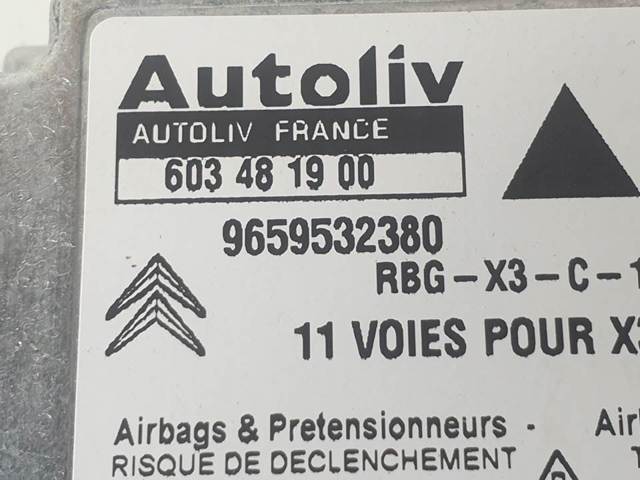 Блок управління airbag Peugeot/Citroen 9659532380