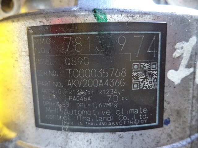 7813A974 Mitsubishi Компресор холодоагенту