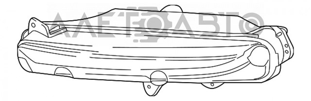 Туманка права Ford FA1Z13200C ціна, від 227.78 USD