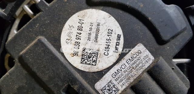 Купити 9805897480 Peugeot/Citroen Дифузор радіатора охолодження, в зборі з двигуном і крильчаткою
