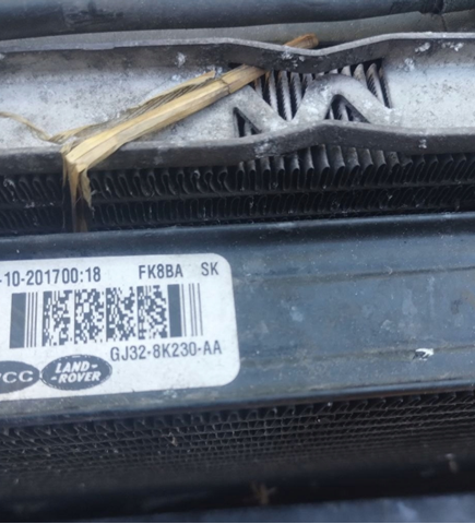 Купити LR075359 Land Rover Радіатор двигуна