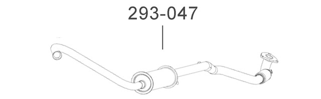 Глушник, передня частина Bosal 293047 ціна, від 64.59 USD