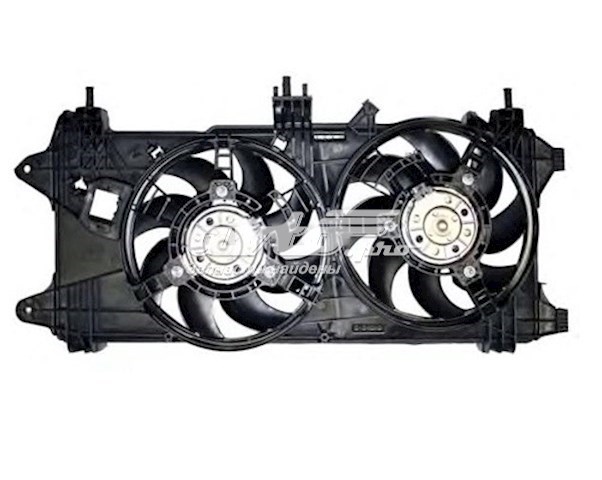 Купити FP74W1007 FPS Дифузор радіатора охолодження, в зборі з двигуном і крильчаткою