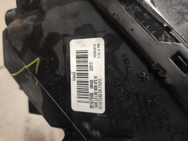 Фара ліва 68144709AM Chrysler