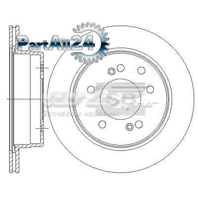 Купити SD3043 Sangsin Диск заднього гальма