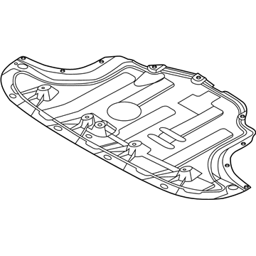 29110K0200 Hyundai/Kia Захист піддона двигуна