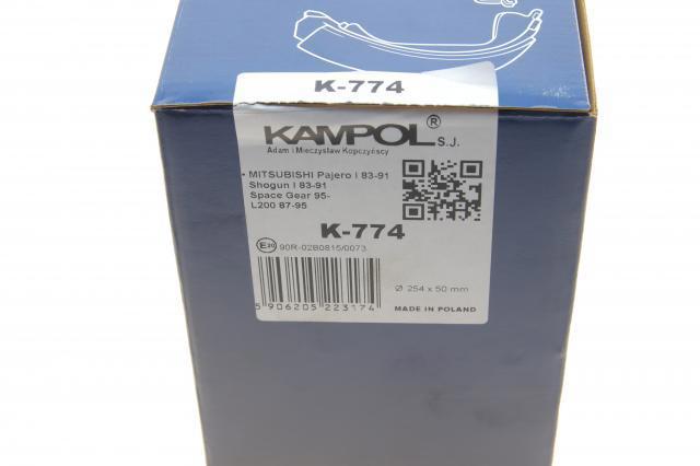 Колодки гальмові задні, барабанні Kampol K774 ціна, від 26.06 USD