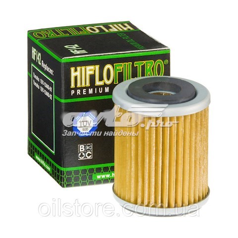 Масляний фільтр двигуна Hiflofiltro HF142 ціна, від 9.54 USD