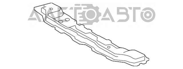Супорт радіатора нижній/монтажна панель кріплення фар Lexus LS 460/460L (USF4) (Лексус LS)