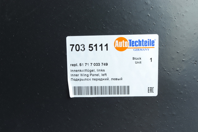 7035111 Autotechteile Підкрилок переднього крила, лівий