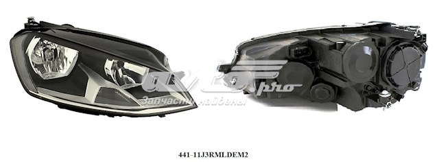 Фара передня права Depo/Loro/Abakus 44111J3RMLDEM2
