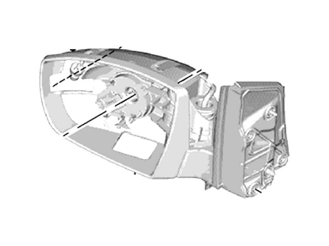 Ліве бокове дзеркало CJ5Z17683EA Ford