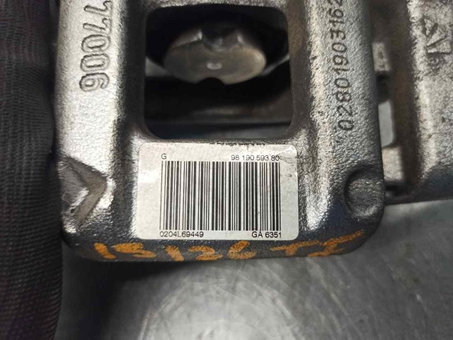 Задній гальмівний супорт лівий Peugeot/Citroen 9819059380