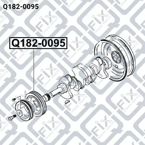 Купити Q1820095 Q-fix Шків колінчастого вала