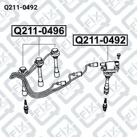 Купити Q2110492 Q-fix Котушка запалювання