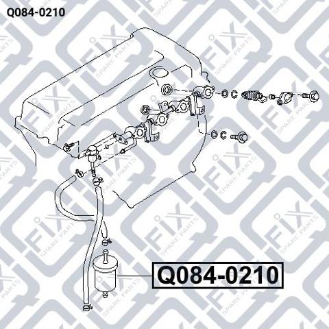 Q0840210 Q-fix Фільтр палива