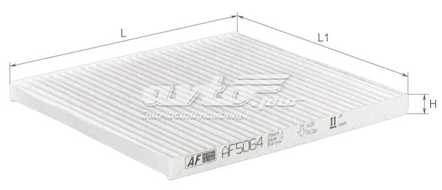 AF5064 Alpha Filter Внутрішньосалонний фільтр