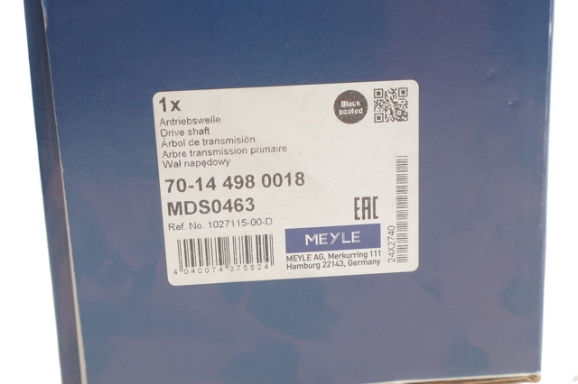 Купити 70144980018 Meyle Піввісь права
