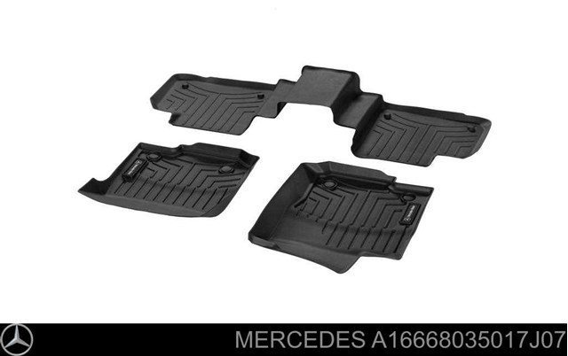 Комплект килимків Mercedes ML/GLE позашляховик (W166) (2011 - 2014) ціна, від 253.40 USD