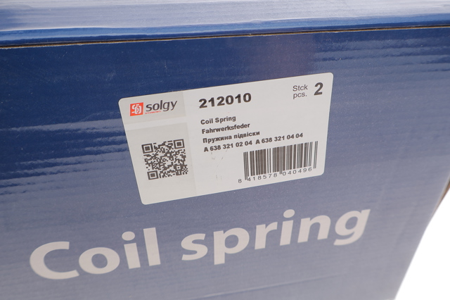 Пружина передня Solgy 212010 ціна, від 28.90 USD