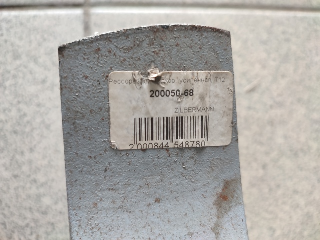 20005068 Zilbermann Ресора (задня)