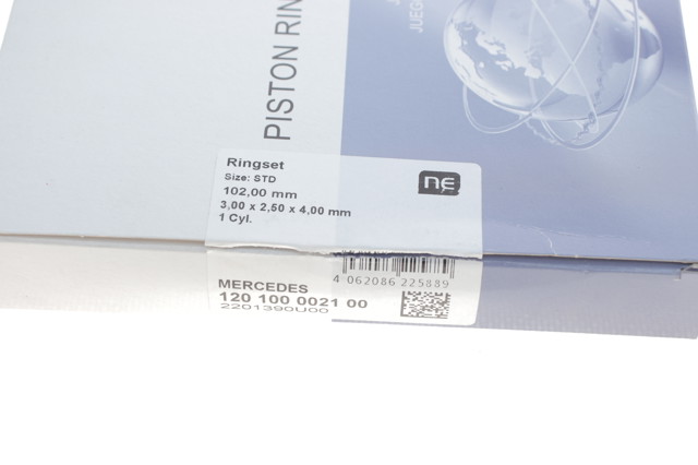 Кільця поршневі на 1 циліндр, STD. NE/NPR 120100002100 ціна, від 26.55 USD