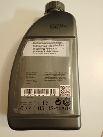 Олива Mercedes A000989820711FBDE ціна, від 16.51 USD