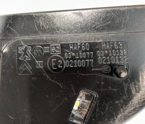 Купити 1612166880 Peugeot/Citroen Дзеркало праве