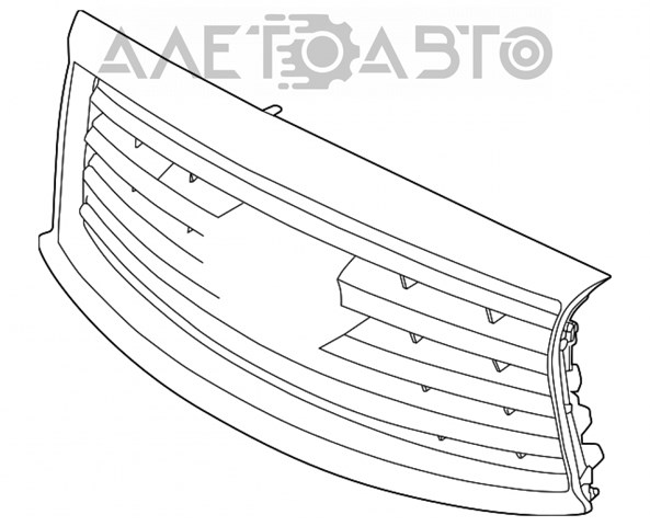 Решітка радіатора 623103JA0B Nissan/Infiniti