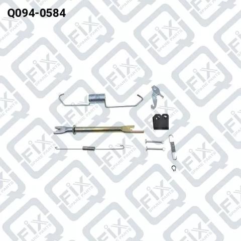 Купити Q0940584 Q-fix Механізм підведення (самопідведення) барабанних колодок/розвідний ремкомплект
