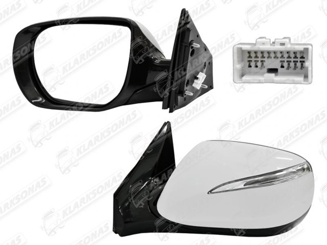 Купити 876102W014 Hyundai/Kia Бічне дзеркало заднього виду ліве