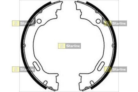Колодки стоянкового гальма Starline BC08720
