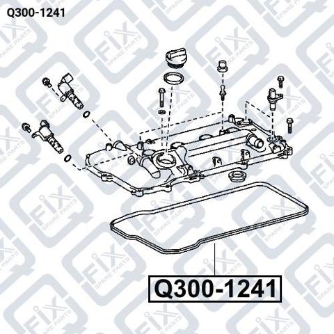Прокладка клапанної кришки двигуна Q-fix Q3001241 ціна, від 10.25 USD