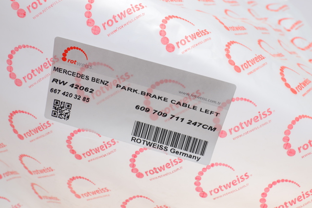 Трос ручного гальма передній RW42062 Rotweiss