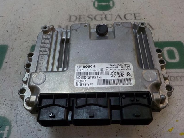 Електронний блок керування двигуном 0281013334 Peugeot/Citroen