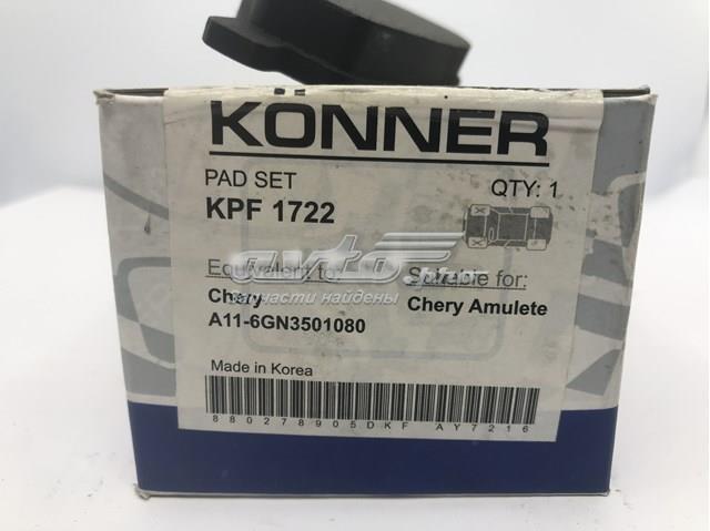 Передні тормозні колодки KPF1722 Konner