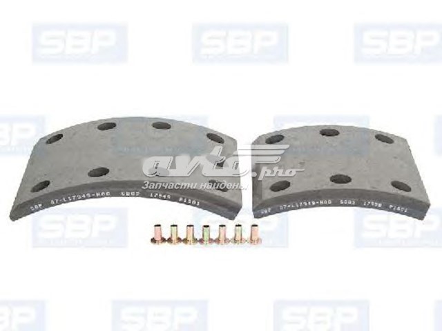 Купити 07L17949N00 SBP Накладка гальмівна задня (TRUCK)
