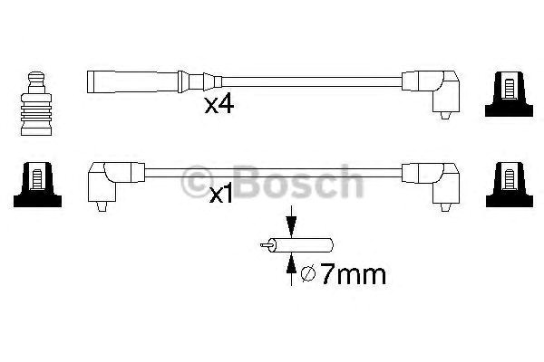 Високовольтні дроти 986356847 Bosch