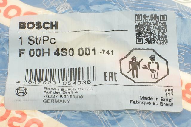 F00H4S0001 Bosch Форсунка вприску палива