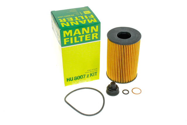 Масляний фільтр двигуна Mann-Filter HU8007ZKIT ціна, від 17.02 USD