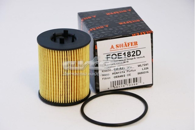 Масляний фільтр двигуна Shafer FOE182D ціна, від 2.61 USD