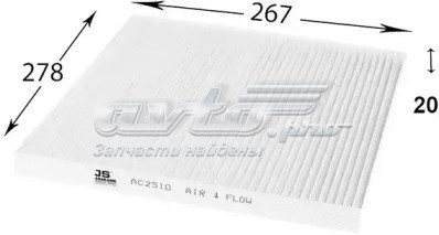 Фільтр салону AC2510 JS Asakashi