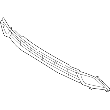 86522B0000 Hyundai/Kia Решітка переднього бампера, центральна