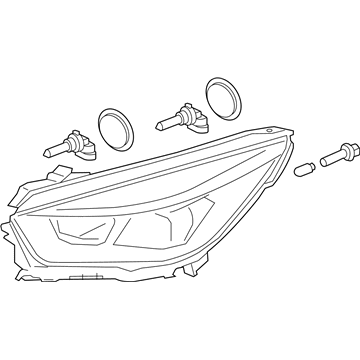 JJ5Z13008B Ford Фара ліва передня