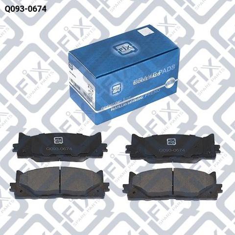 Гальмівні колодки Q-fix Q0930674 ціна, від 28.87 USD