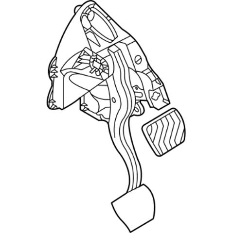 Педаль гальма 465015MP0A Nissan/Infiniti