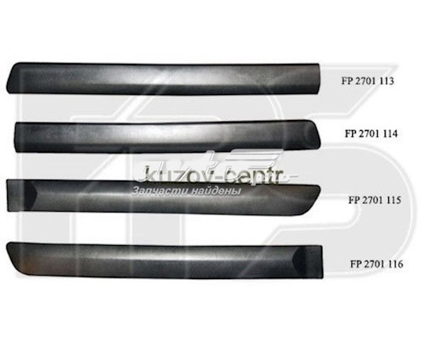 Молдинг передньої лівої двері FPS FP2701113 ціна, від 15.53 USD