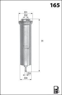 Фільтр паливний Mecafilter ELG5450